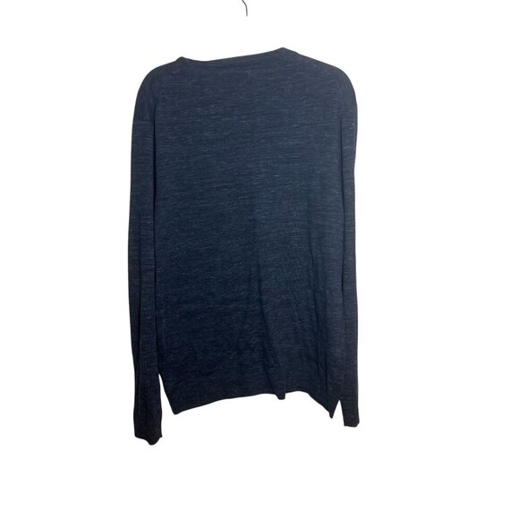 Old Navy Mens Navy Blue Crewneck Sweater L Soft Knit Fabric Long Sleeve NWT - Picture 3 of 4